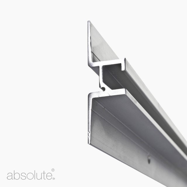 Close-up of the Absolute Flush Mount Art Hanging Track.
